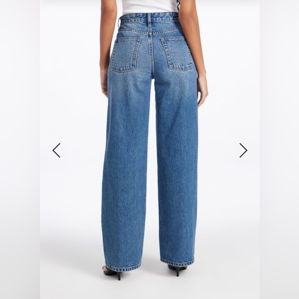 Mid Rise Straight Leg Jeans - Picture 4 of 4